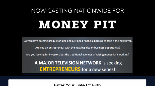 moneypitentrepreneurapplication.castingcrane.com