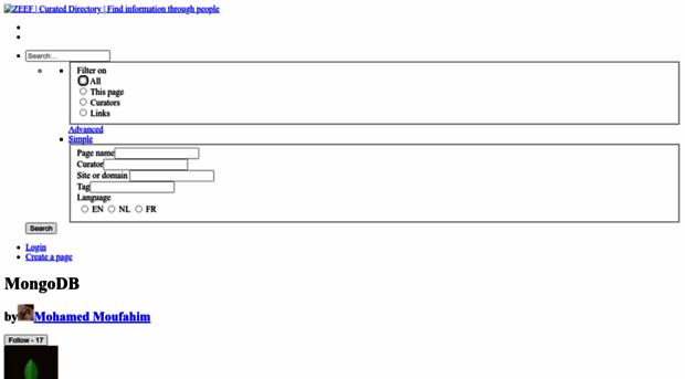 mongodb.zeef.com