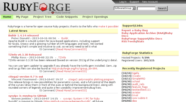 mongrel.rubyforge.org