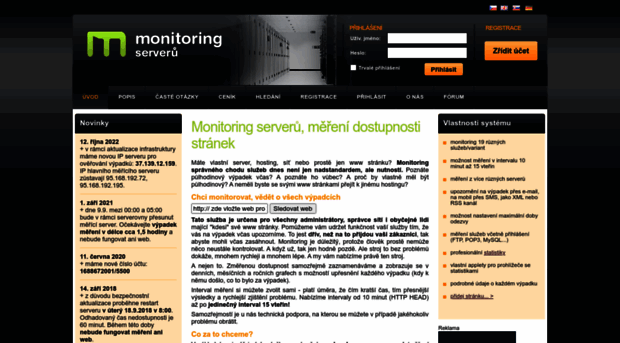 monitoring-serveru.cz