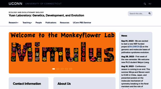 monkeyflower.uconn.edu