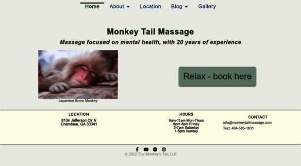 monkeytailmassage.com