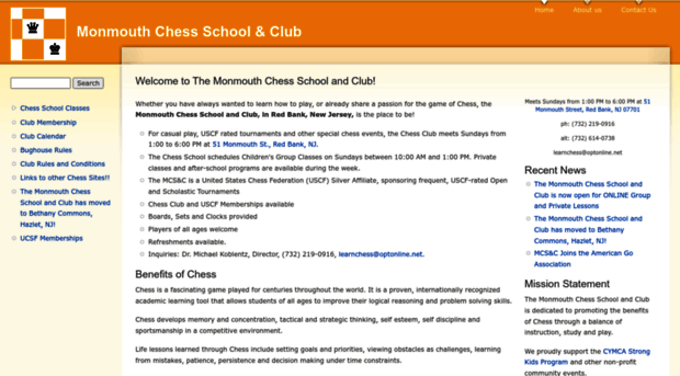 monmouthchess.com