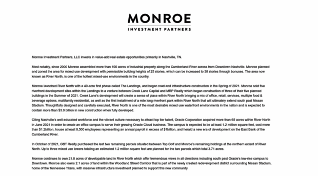 monroeinvestmentpartners.com