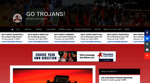 monroetrojans.com