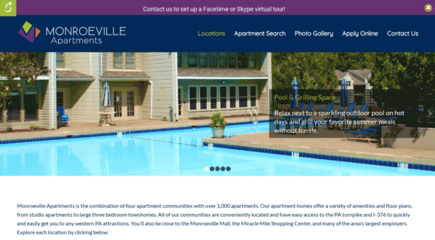 monroevilleapartments.com