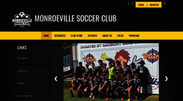 monroevillesoccer.org