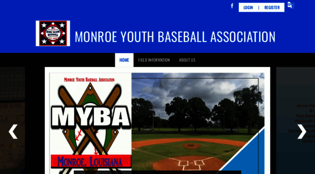 monroeyouthbaseball.com