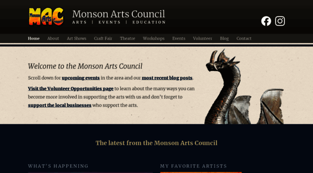 monsonartscouncil.org