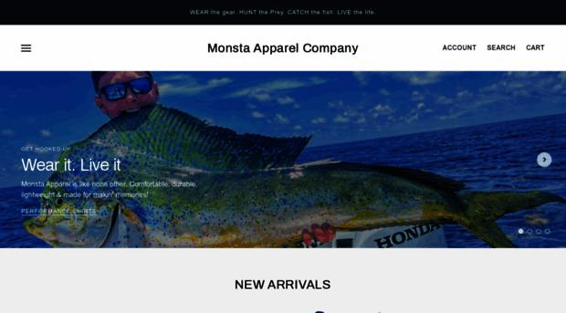 monstaapparel.com