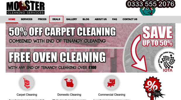 monstercleaning.com