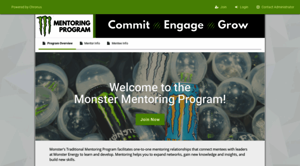 monsterenergymentoring.chronus.com