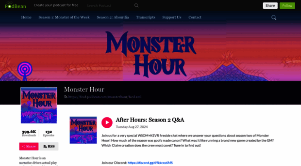 monsterhour.podbean.com