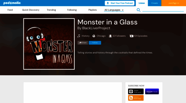 monsterinaglass.podomatic.com