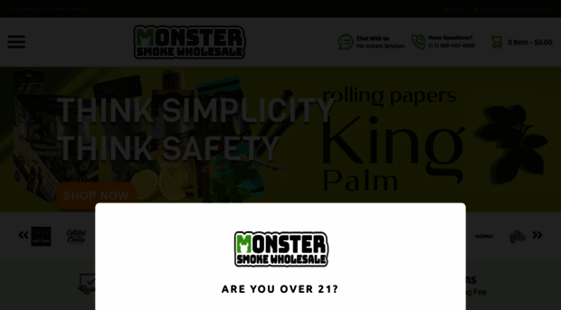 monstersmokewholesale.com