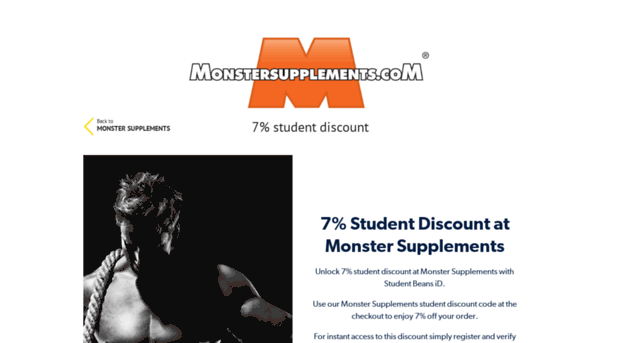 monstersupplements.studentbeans.com