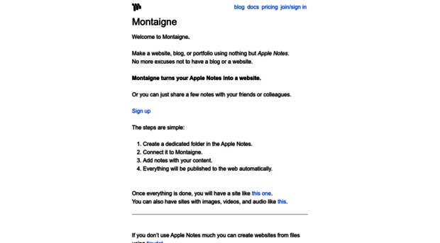 montaigne.io