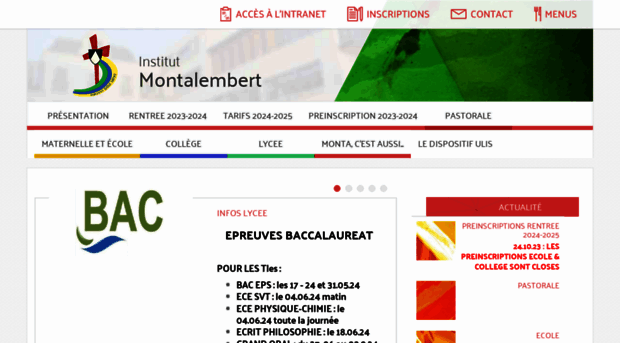 montalembert.edulog.fr