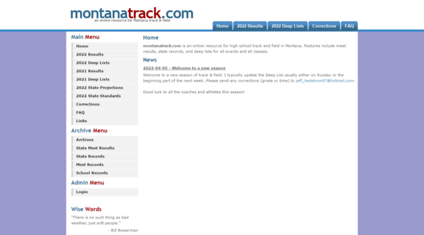 montanatrack.com