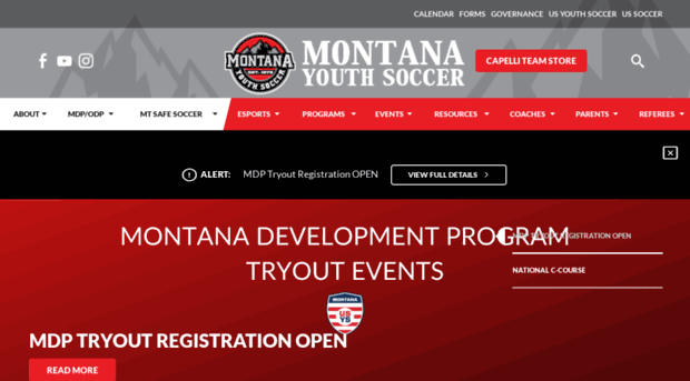 montanayouthsoccer.com