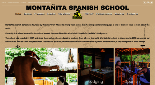 montanitaspanishschool.com