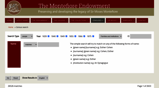 montefiorecensuses.org