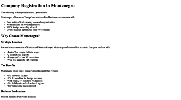 montenegro-company-registration.com