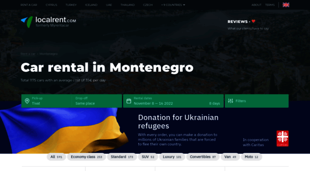 montenegro.myrentacar.com