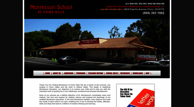 montessorischoolofchinohills.com