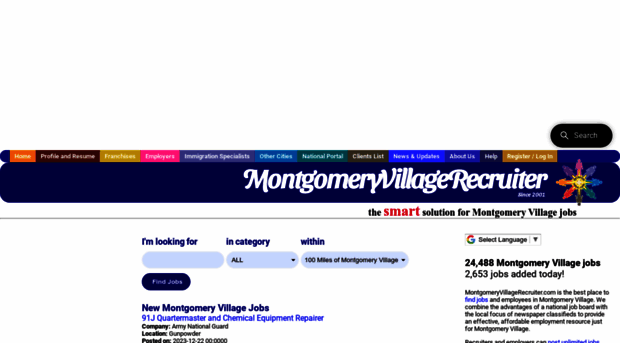 montgomeryvillagerecruiter.com