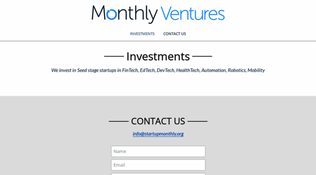 monthlyventures.com