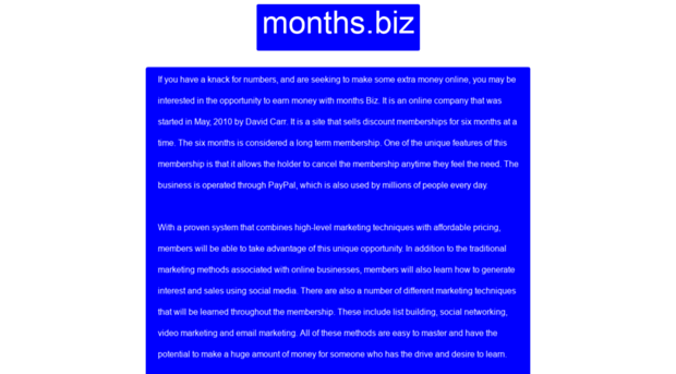 months.biz