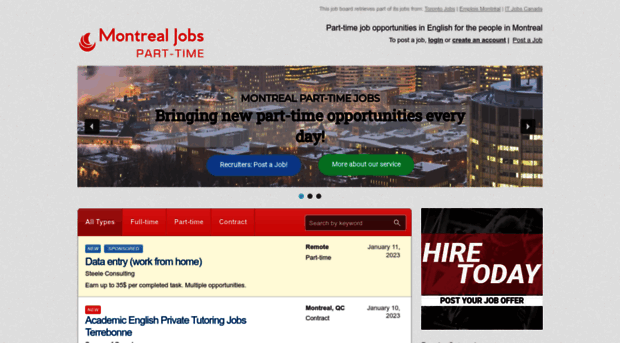 montrealparttimejobs.com