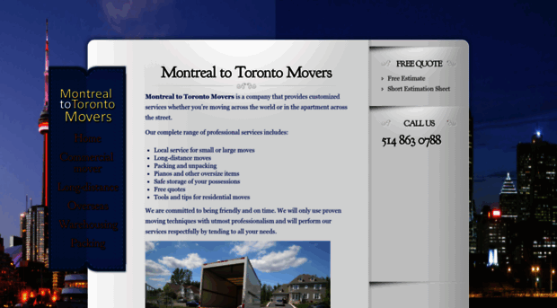 montrealtorontomovers.com