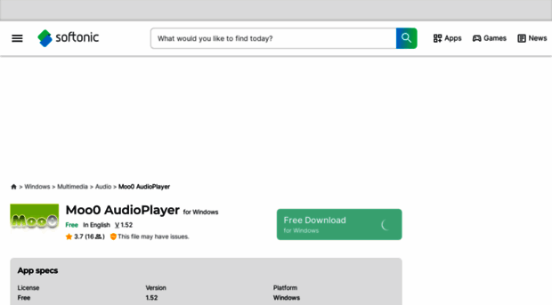 moo0-audioplayer.en.softonic.com