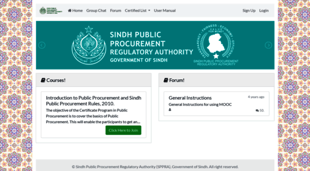 mooc.pprasindh.gov.pk