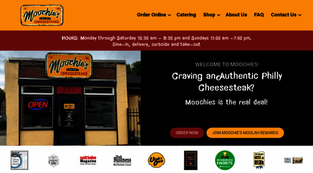 moochiescheesesteak.com