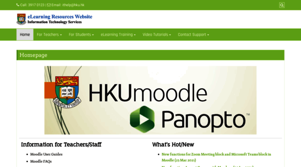 moodle-support.hku.hk