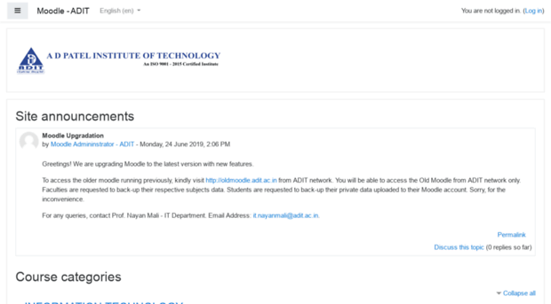 moodle.adit.ac.in