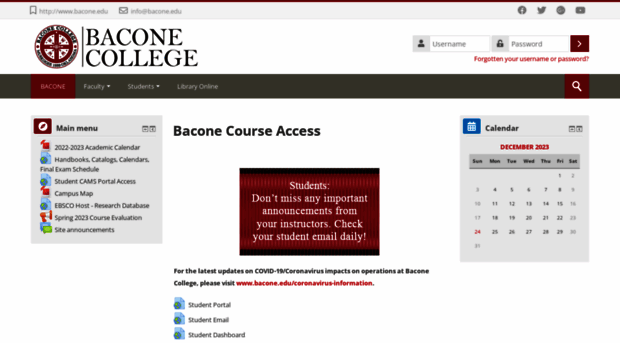 moodle.bacone.edu