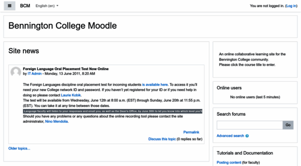 moodle.bennington.edu