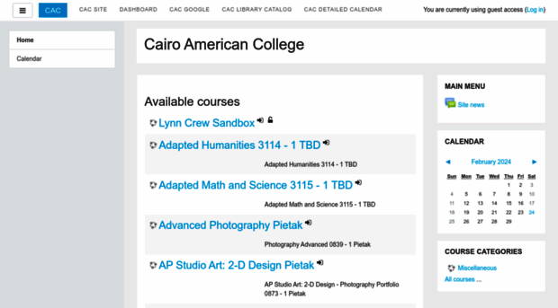 moodle.cacegypt.org