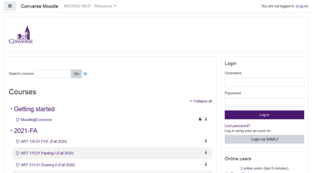 moodle.converse.edu
