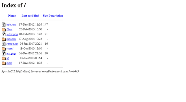 moodle.dr-chuck.com