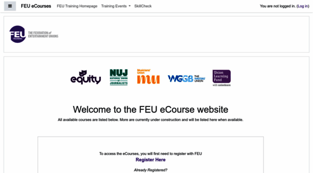 moodle.feutraining.org