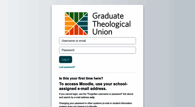 moodle.gtu.edu - Moodle for the Graduate Theolo... - Moodle Gtu