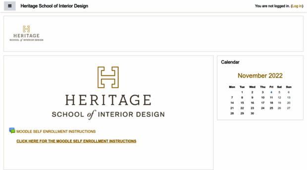 moodle.heritageschoolofinteriordesign.com