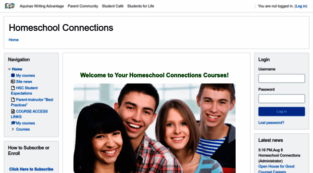 moodle.homeschoolconnectionsonline.com