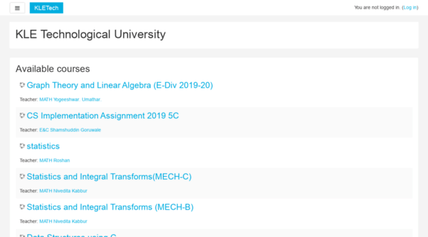 moodle.kletech.ac.in