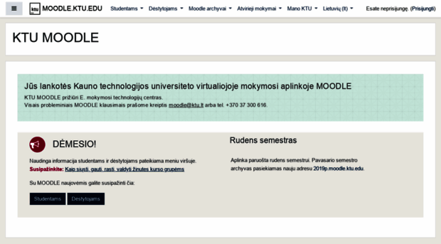 moodle.ktu.edu